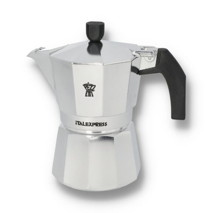Pezzetti Italexpress Moka Pot 3 Cup Silver